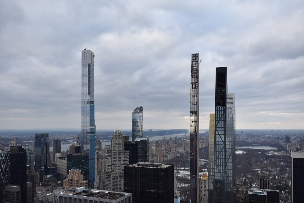 Supertall residential towers of Billionaires’ Row in Manhattan
