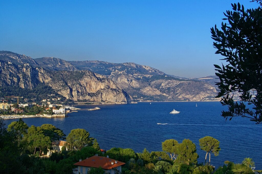 Coast of Saint-Jean-Cap-Ferrat and Beaulieu-sur-Mer on the French Riviera